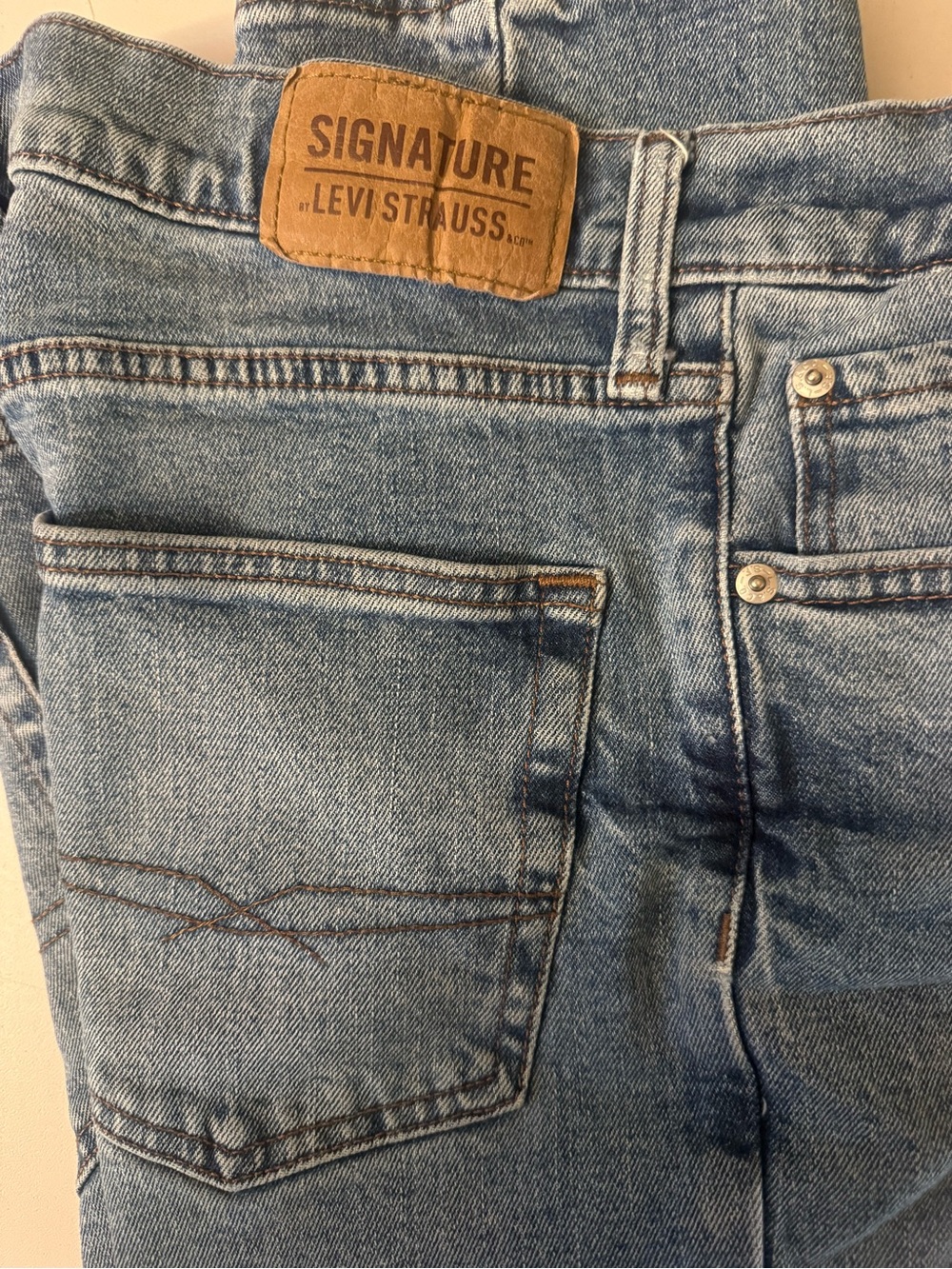 Signature Light Blue Relaxed Men’s Jeans